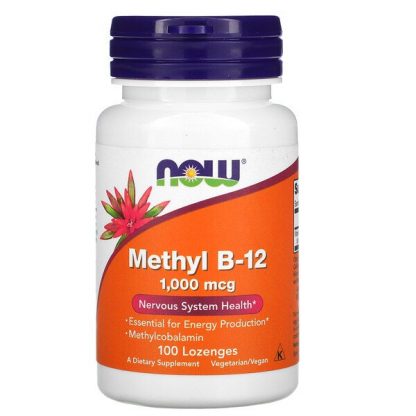 NOW Foods, Methyl B-12, 1,000 mcg, 100 Lozenges