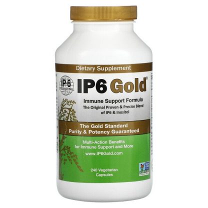 IP-6 International, IP6 Gold, Immune Support Formula, 240 Vegetarian Capsules