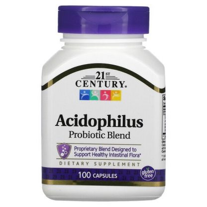 21st Century, Acidophilus Probiotic Blend, 100 Capsules