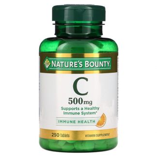 Nature's Bounty, Vitamin C, 500 mg, 250 Tablets