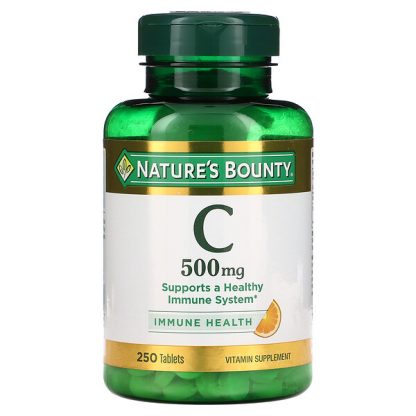 Nature's Bounty, Vitamin C, 500 mg, 250 Tablets