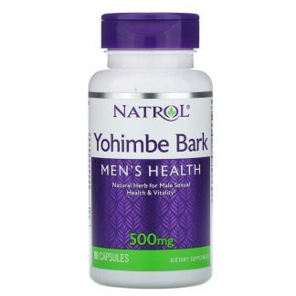 Natrol, Yohimbe Bark, 500 mg, 90 Capsules