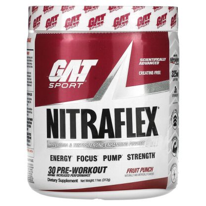 GAT, Sport, NITRAFLEX, Fruit Punch, 11 oz (312 g)