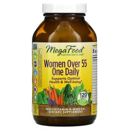 MegaFood, Women Over 55 One Daily, 120 Tablets