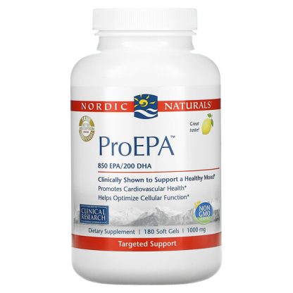 Nordic Naturals, ProEPA, Lemon, 1,000 mg, 180 Soft Gels