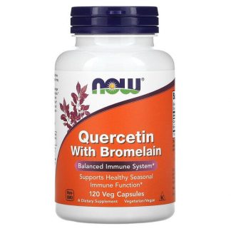 NOW Foods, Quercetin with Bromelain, 120 Veg Capsules