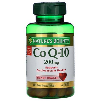 Nature's Bounty, Co Q-10, 200 mg, 80 Rapid Release Softgels