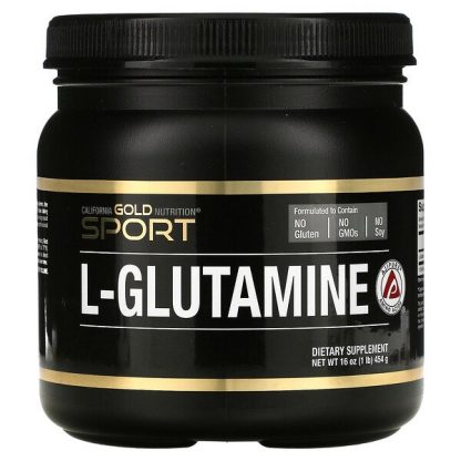 California Gold Nutrition, L-Glutamine Powder, AjiPure, Gluten Free, 16 oz (454 g)