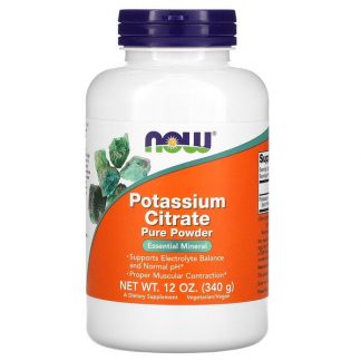 NOW Foods, Potassium Citrate Pure Powder, 12 oz (340 g)