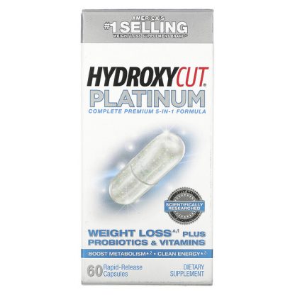 Hydroxycut, Platinum, 60 Rapid-Release Capsules