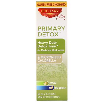 Bioray, Primary Detox, Heavy Duty Detox Tonic, Alcohol Free, 2 fl oz (60 ml)