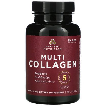 Dr. Axe / Ancient Nutrition, Multi Collagen, 90 Capsules