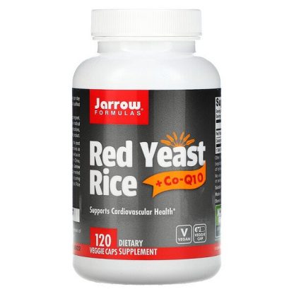 Jarrow Formulas, Red Yeast Rice + Co-Q10, 120 Veggie Caps