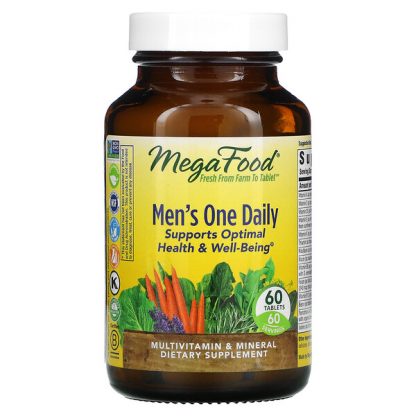 MegaFood, Men's One Daily, 60 Tablets