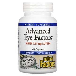 Natural Factors, Advanced Eye Factors, 60 Capsules