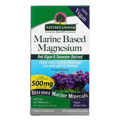 Nature's Answer, Marine Based Magnesium, 250 mg, 90 Vegetarian Capsules