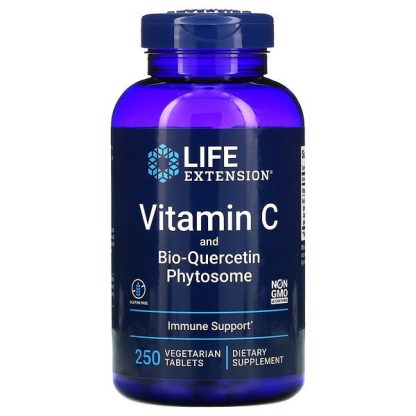 Life Extension, Vitamin C and Bio-Quercetin Phytosome, 250 Vegetarian Tablets