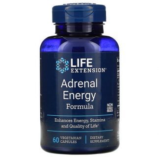 Life Extension, Adrenal Energy Formula, 60 Vegetarian Capsules