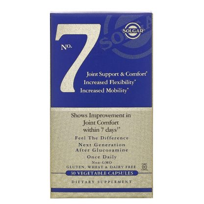 Solgar, No. 7, Joint Support & Comfort, 30 Vegetable Capsules