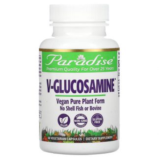 Paradise Herbs, V-Glucosamine, 60 Vegetarian Capsules