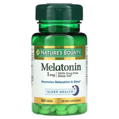 Nature's Bounty, Melatonin, 1 mg, 180 Tablets