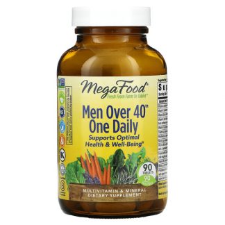 MegaFood, Men Over 40 One Daily, 90 Tablets