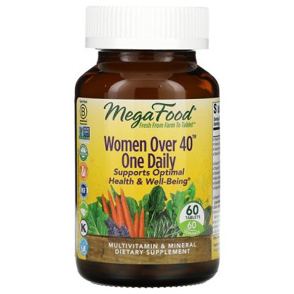 MegaFood, Women Over 40 One Daily, 60 Tablets