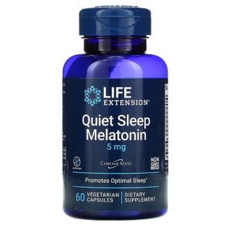 Life Extension, Quiet Sleep, Melatonin, 5 mg, 60 Vegetarian Capsules