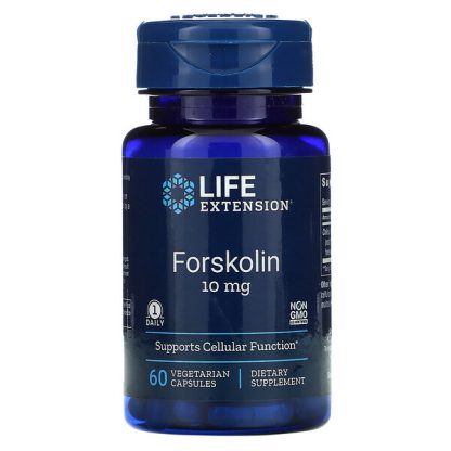 Life Extension, Forskolin, 10 mg, 60 Vegetarian Capsules