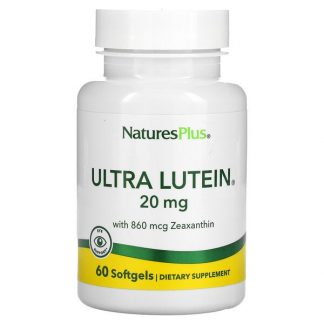 NaturesPlus, Ultra Lutein with Zeaxanthin, 20 mg, 60 Softgels