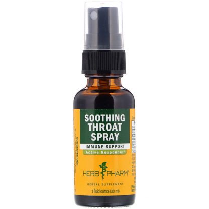 Herb Pharm, Soothing Throat Spray, 1 fl oz (29.6 ml)