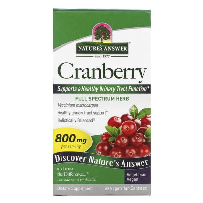 Nature's Answer, Cranberry, 400 mg, 90 Vegetarian Capsules