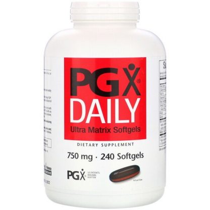 Natural Factors, PGX Daily, Ultra Matrix Softgels, 750 mg, 240 Softgels