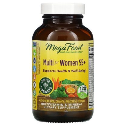 MegaFood, Multi for Women 55+, 120 Tablets