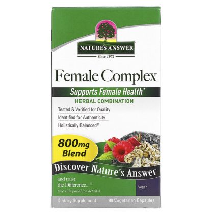 Nature's Answer, Female Complex, Herbal Combination, 400 mg, 90 Vegetarian Capsules