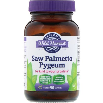 Oregon's Wild Harvest, Saw Palmetto Pygeum, 90 Gelatin Capsules