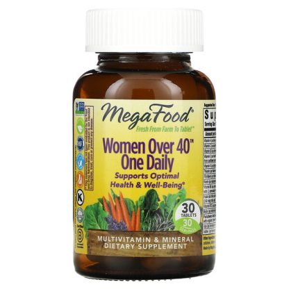 MegaFood, Women Over 40 One Daily, 30 Tablets