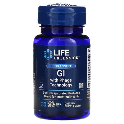 Life Extension, FLORASSIST GI with Phage Technology, 30 Liquid Vegetarian Capsules