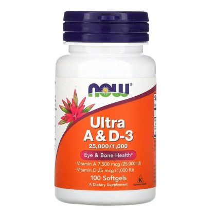 NOW Foods, Ultra A & D3, 100 Softgels