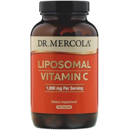 Dr. Mercola, Liposomal Vitamin C, 500 mg, 180 Capsules