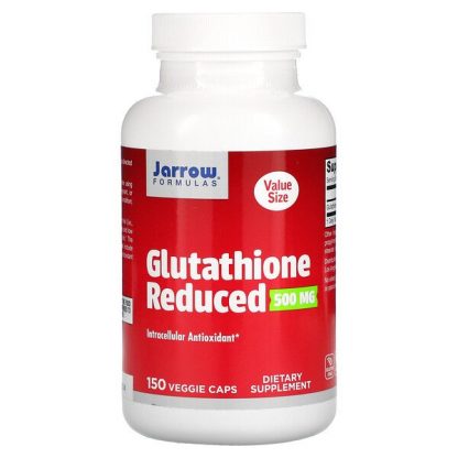 Jarrow Formulas, Glutathione Reduced, 500 mg, 150 Veggie Caps