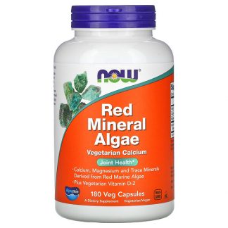 NOW Foods, Red Mineral Algae, 180 Veg Capsules