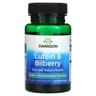 Swanson, Lutein & Bilberry, 120 Softgels