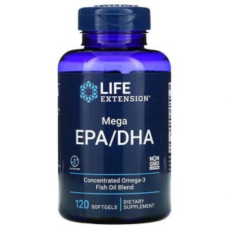 Life Extension, Mega EPA/DHA, 120 Softgels