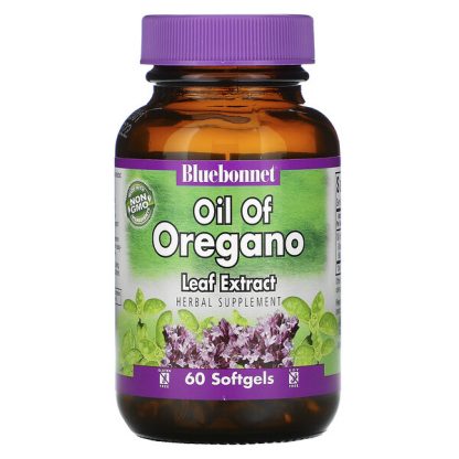 Bluebonnet Nutrition, Oil of Oregano Leaf Extract, 60 Softgels