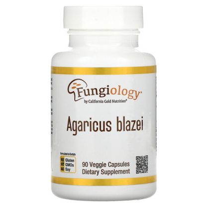 California Gold Nutrition, Agaricus Blazei, 90 Veggie Capsules