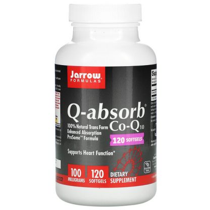 Jarrow Formulas, Q-absorb Co-Q10, 100 mg, 120 Softgels