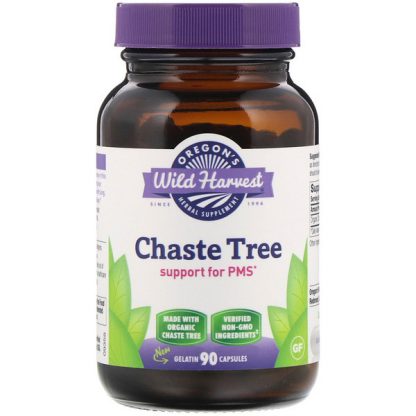 Oregon's Wild Harvest, Chaste Tree, 90 Gelatin Capsules