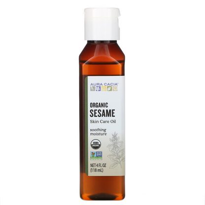 Aura Cacia, Organic Skin Care Oil, Sesame, 4 fl oz (118 ml)