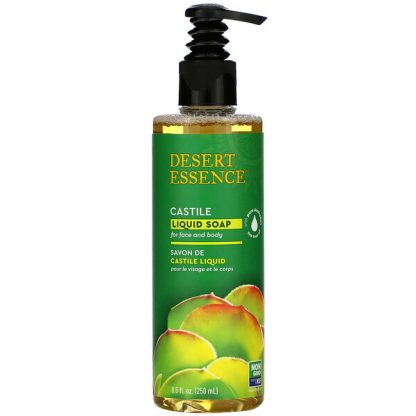 Desert Essence, Castile Liquid Soap with Pure Australian Tea Tree Oil, 8.5 fl oz (250 ml)